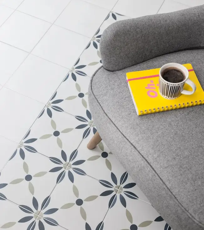 How to use pattern floor tiles in your home.